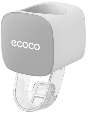 ECOCO διανεμητής οδοντόκρεμας E24024, 5.5x5.5x9.1cm, γκρι