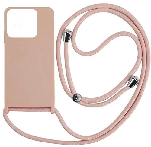 Cord Silicone back cover θηκη με κορδόνι για Xiaomi Redmi 12C nude*