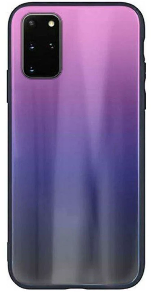 Θήκη Aurora Glass case Θήκη για Samsung S20 pink-black