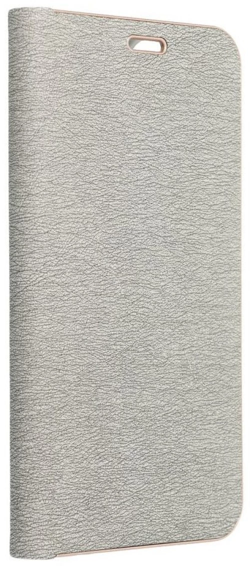 Θήκη Luna Book Θήκη για Xiaomi Redmi Note 8 silver