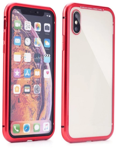 Magneto Back Cover Θήκη για iPhone XS Max red
