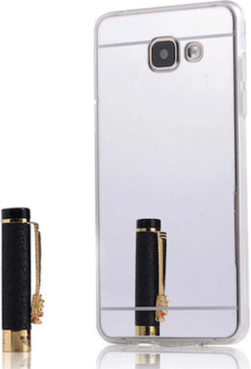 Forcell TPU Silicone Mirror Θήκη για Samsung Galaxy A3 2017 silver