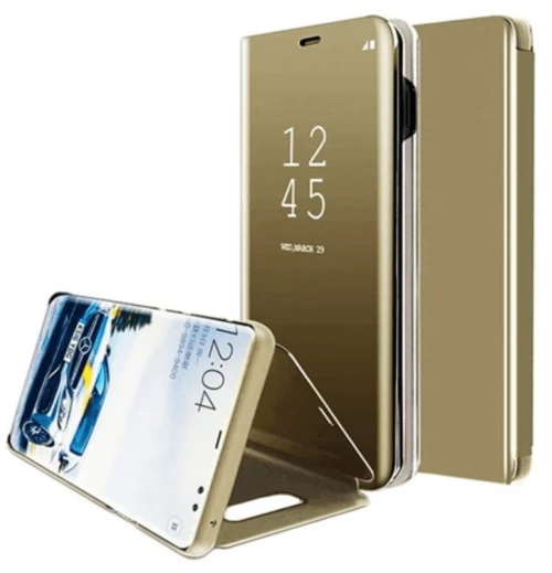 Clear View book Case Θήκη για Samsung Galaxy A32 4G gold