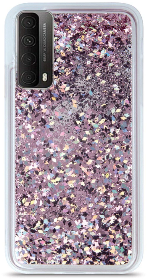 Liquid Sparkle TPU back case Θήκη για Huawei P Smart 2021 purple*