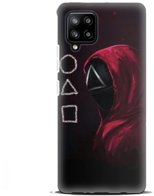 Squid Game Silicone case Θήκη για Samsung Galaxy A12 black-red