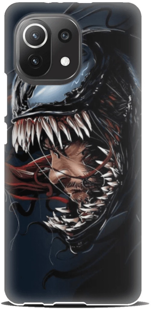 Venom Silicone case Θήκη για Xiaomi 11 Lite NE / Mi 11 Lite blue-black