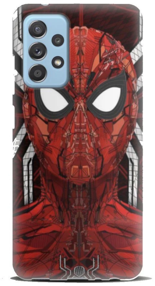 Spiderman Silicone case Θήκη για Samsung Galaxy A72 Edition 2 red