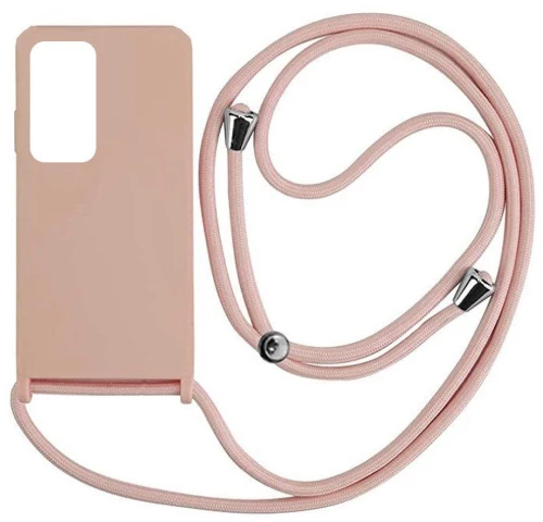 Cord Silicone back cover Case με κορδόνι για Xiaomi Redmi 10 nude*