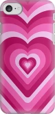 Hearts Silicone case Θήκη για Iphone 7 / 8 / SE 2020/SE 2022 pink