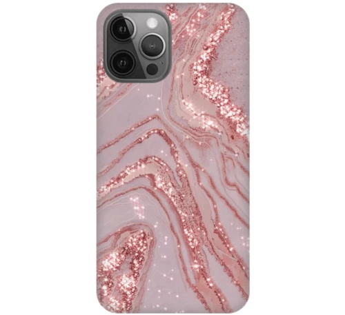 Marble Silicone case Θήκη για Iphone 12 Pro Max pink