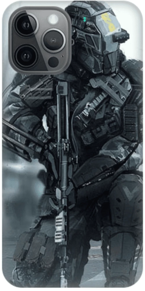 Call Of Duty Silicone case Θήκη για Iphone 12 Pro Max army green