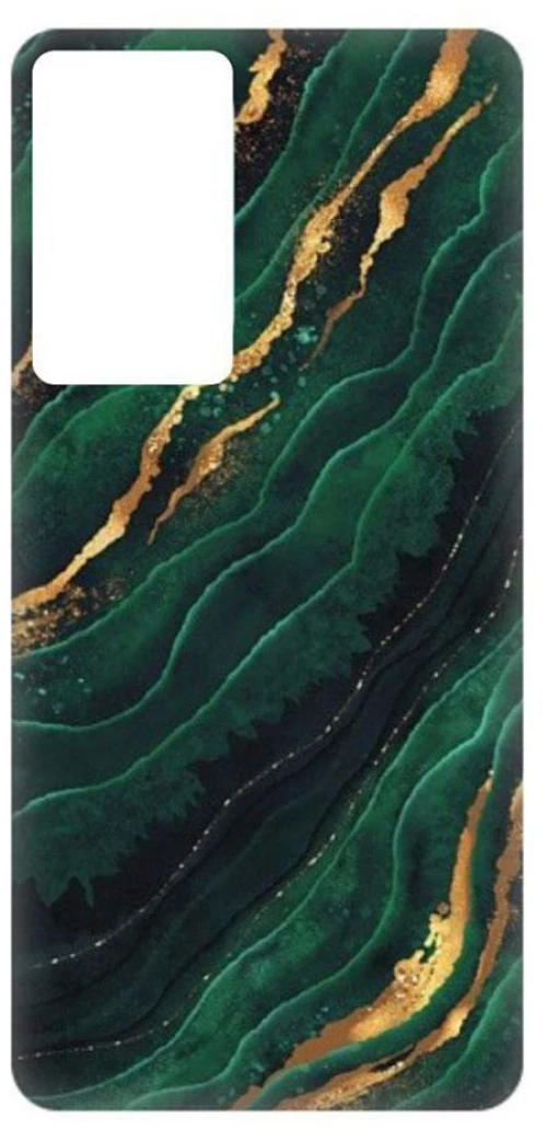 Marble Silicone case Θήκη για Xiaomi Redmi 10 green