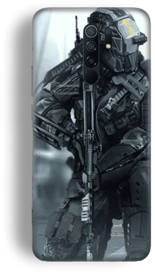 Call Of Duty Silicone case for Xiaomi Redmi 9 army green