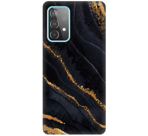 Marble Silicone case Θήκη για Samsung Galaxy A13 4G black-gold