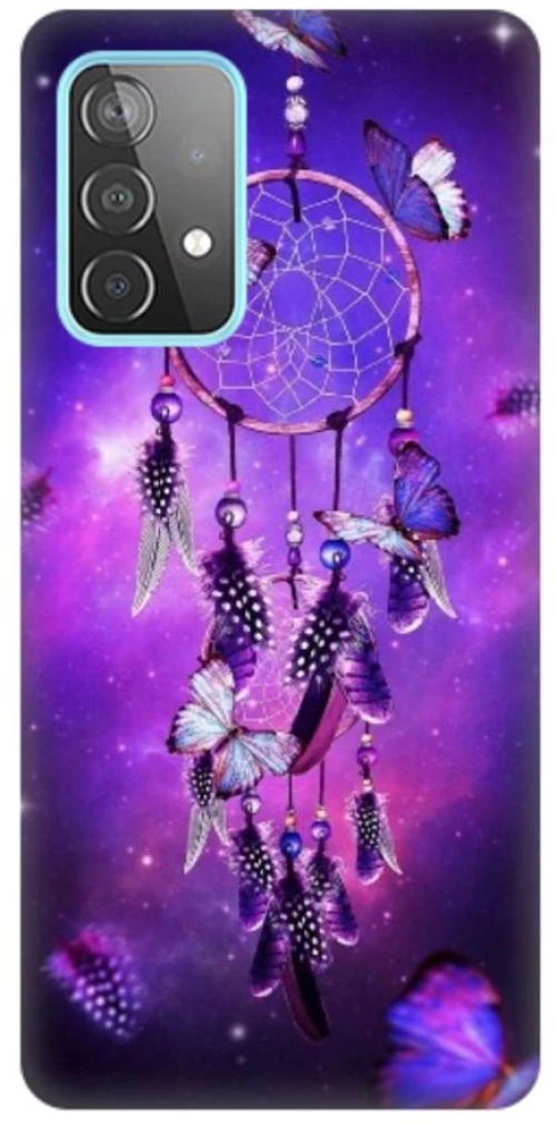 Dream Catcher Silicone case Θήκη για Samsung Galaxy A13 4G purple