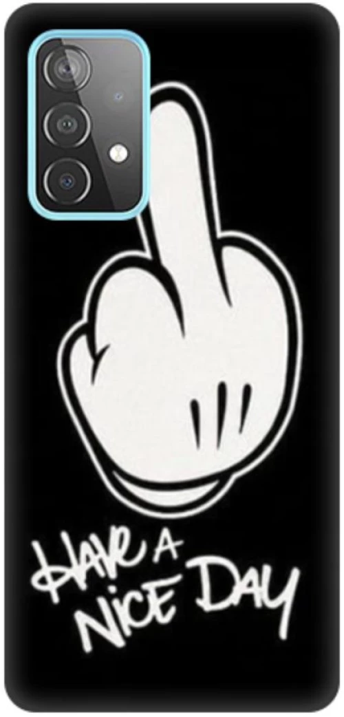 Have A Nice Day Silicone case Θήκη για Samsung Galaxy A13 4G black