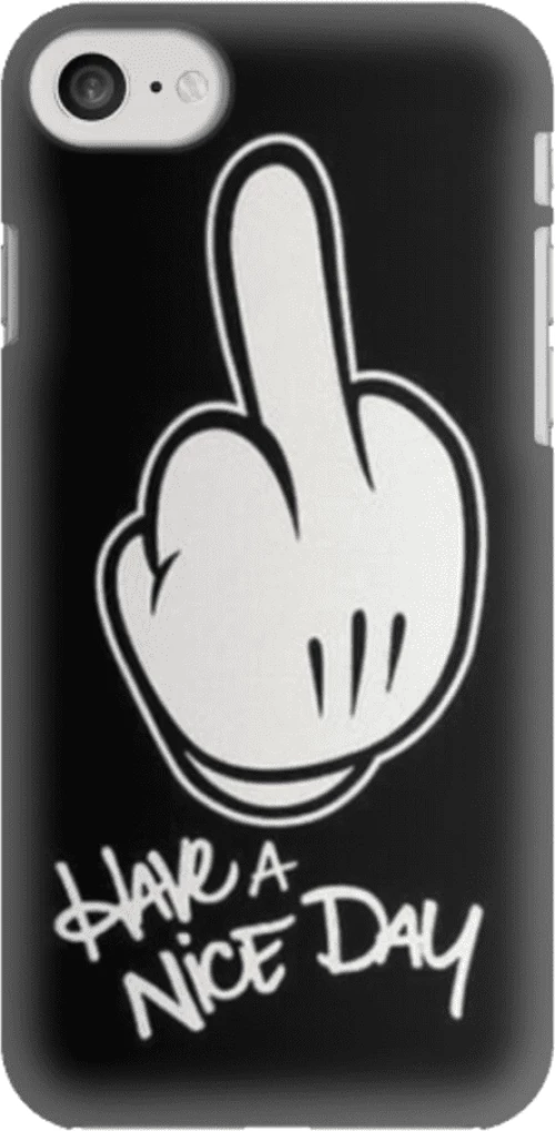 Have A Nice Day Silicone case Θήκη για Iphone 7 / 8 / SE 2020/SE 2022 black