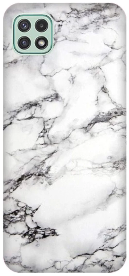 Marble Silicone case Θήκη για Samsung Galaxy A22 5G white