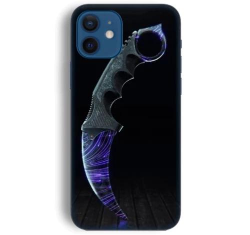 Knife Silicone case Θήκη για Iphone 11 black