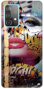 Wall Art Woman Silicone case Θήκη για Samsung Galaxy A53 5G