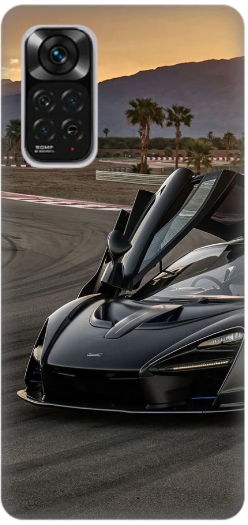 Supercar Silicone case Θήκη για Xiaomi Redmi Note 11 Pro 5G black