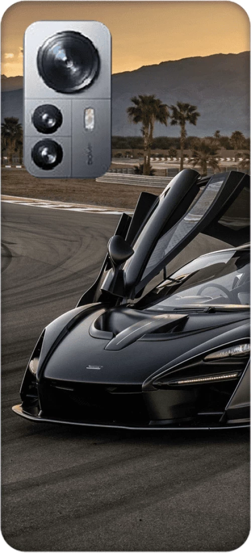 Supercar Silicone case Θήκη για Xiaomi 12 5G black