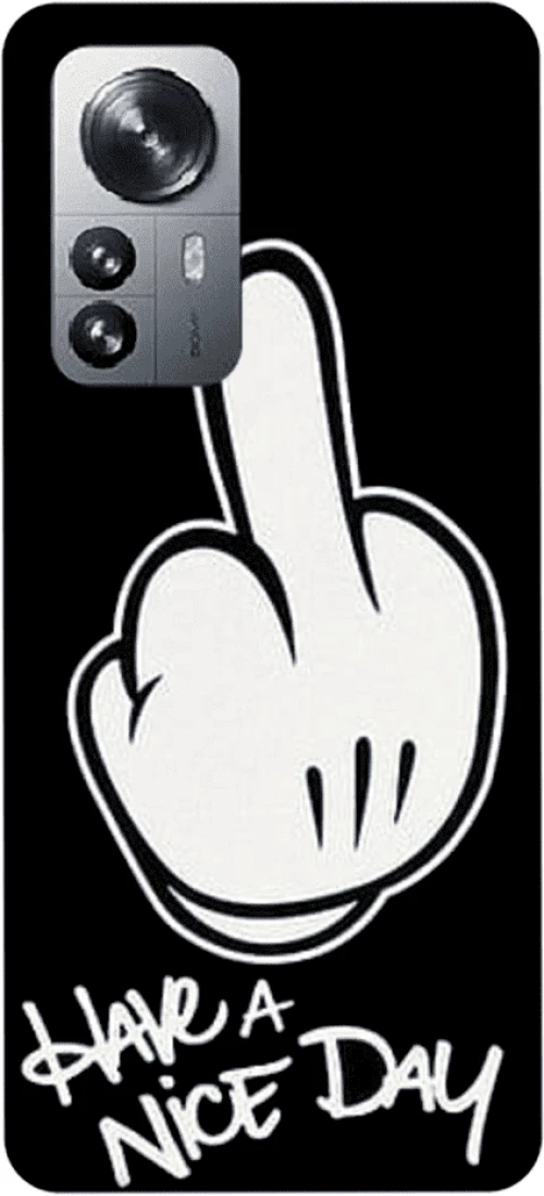 Have A Nice Day Silicone case Θήκη για Xiaomi 12 5G black