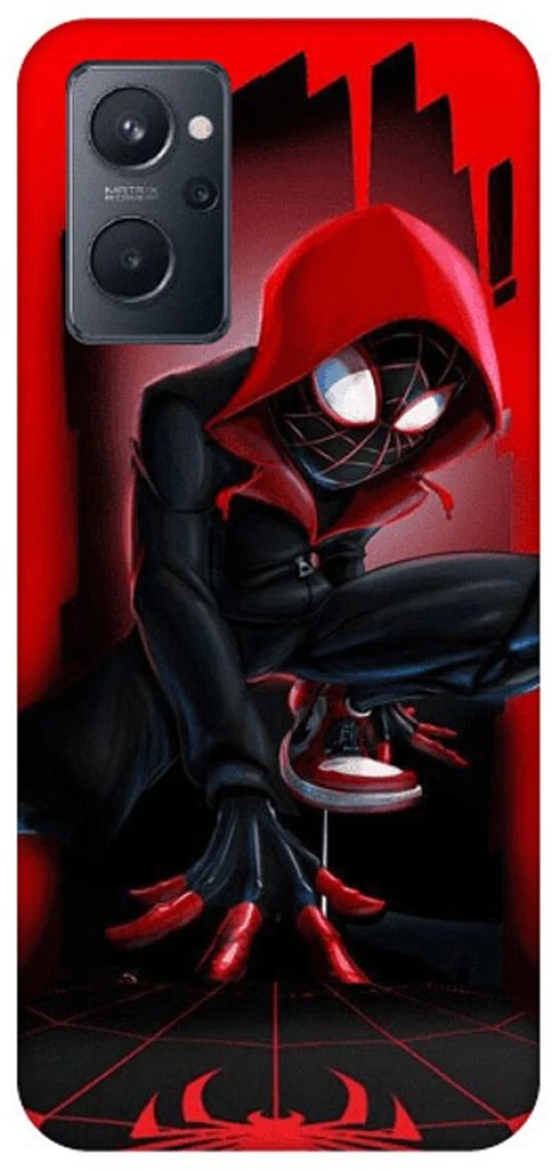 Glossy Miles Morales Spiderman Custom Silicone case Θήκη για Realme 9i red