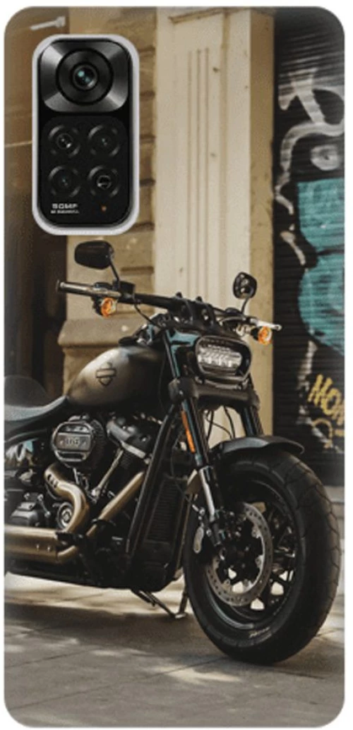 motorcycle Silicone case Θήκη για Xiaomi Redmi Note 11 4G