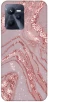 Marble Silicone case Θήκη για Realme C35 pink