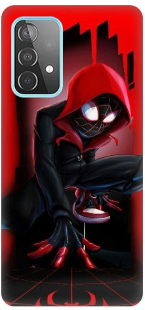 Miles Morales Spiderman Silicone case Θήκη για Samsung Galaxy A23 red