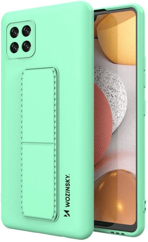 Wozinsky Kickstand Case Silicone Stand Cover Θήκη για Samsung Galaxy A22 5G Mint*