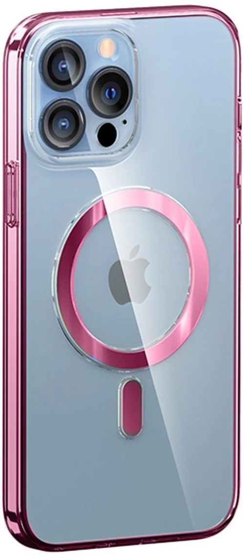 Kingxbar PQY Pure Series Magnetic Case Θήκη για iPhone 13 Pro Housing Cover Red (MagSafe Compatible)*