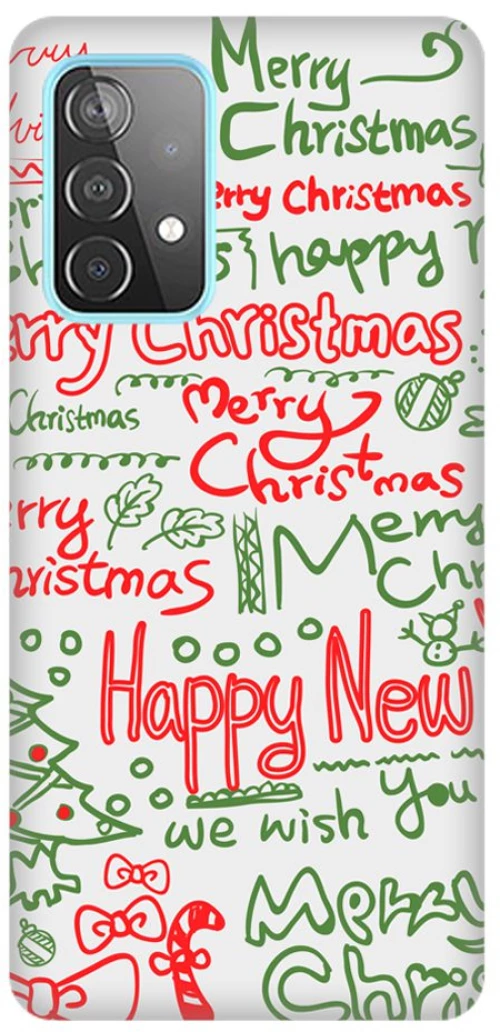 Silicone case Christmas Edition Θήκη για Galaxy A32 4G style 10 White
