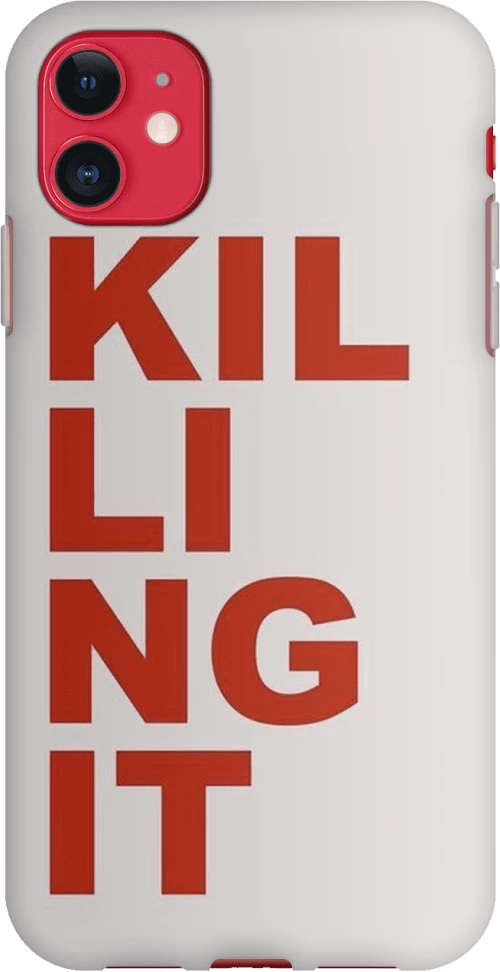 killing it Silicone case Θήκη για iPhone 12 red