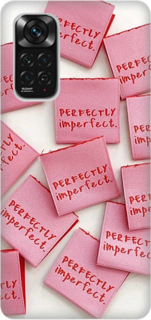 perfectly imperfect Silicone case Θήκη για Xiaomi Redmi Note 11 Pro / Note 11 Pro 5G pink