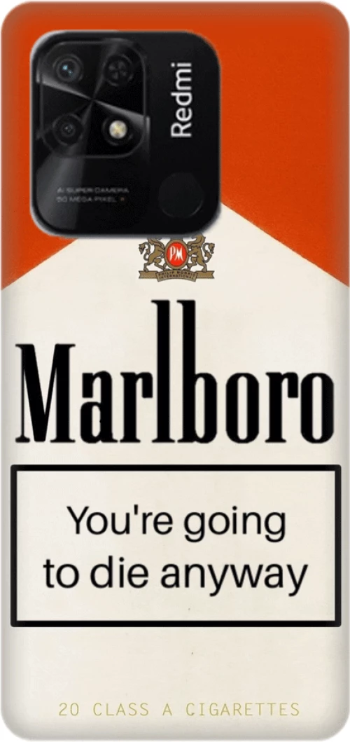 Cigare Silicone case Θήκη για Xiaomi Redmi 10C red