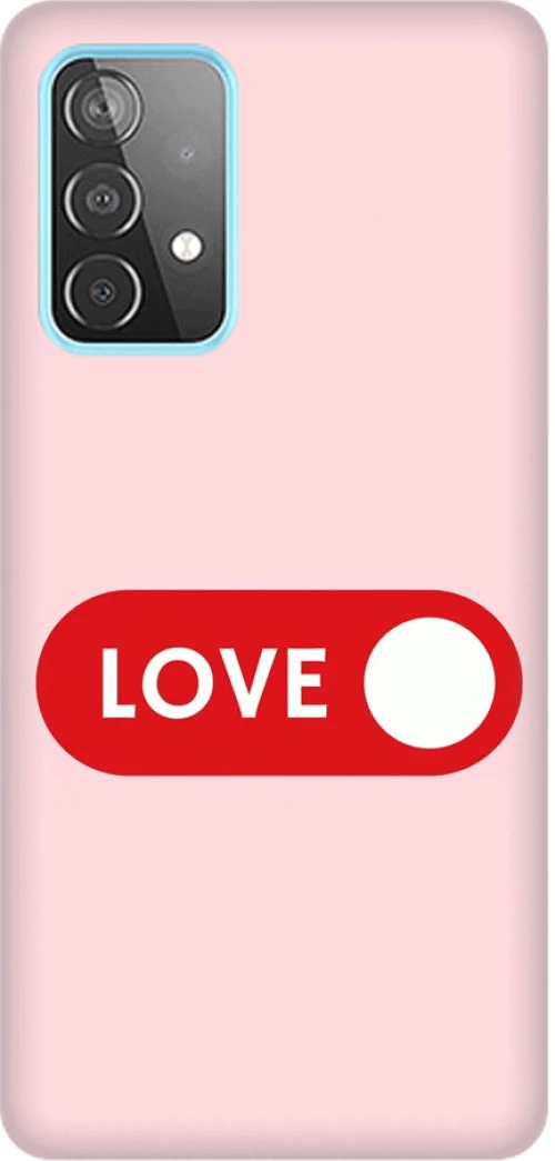 love Silicone case Θήκη για Samsung Galaxy A13 4G red