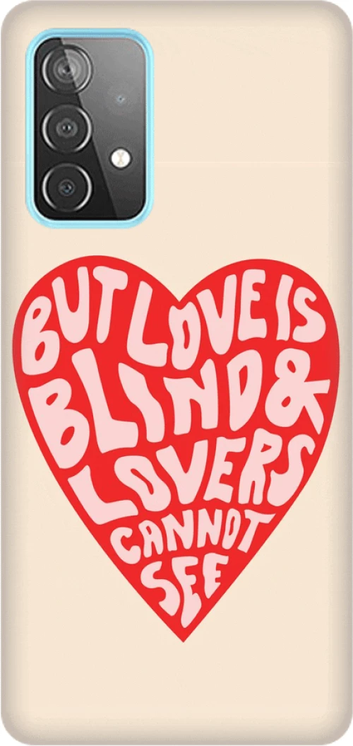 Heart Silicone case Θήκη για Samsung Galaxy A52s / A52 5G / A52 4G red