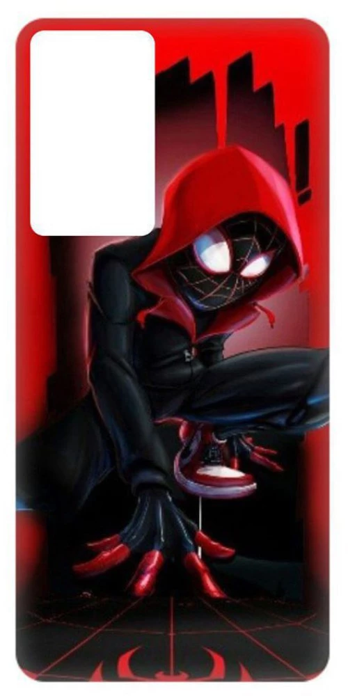 Miles Morales Spiderman Silicone case Θήκη για Xiaomi Poco M5s red