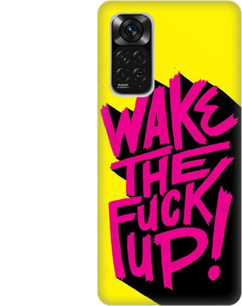 wake up Silicone case Θήκη για XIAOMI Redmi NOTE 11 Pro / Note 11 Pro 5G yellow