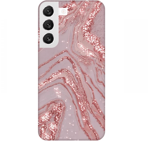 Marble Silicone case θήκη για Samsung Galaxy S23 pink