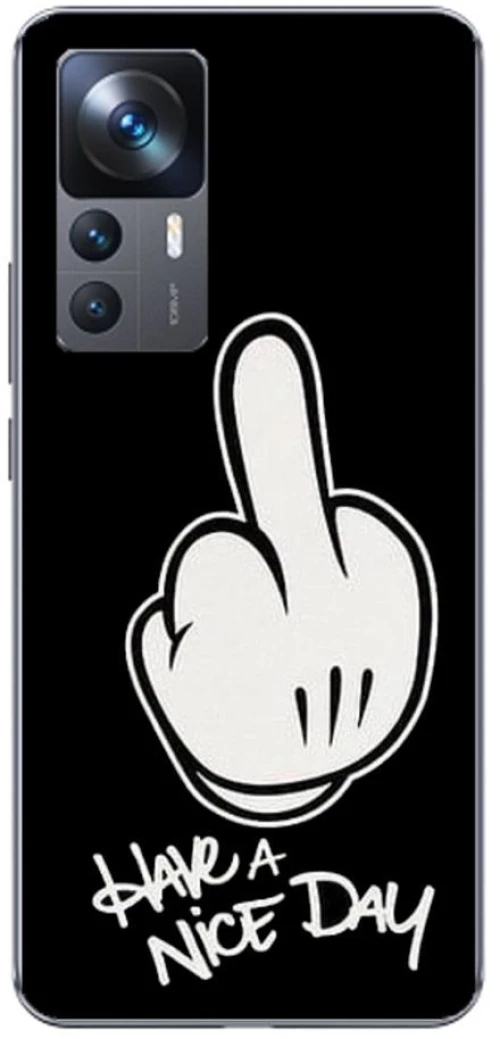 Have A Nice Day Silicone case Θήκη για Xiaomi 12 T 5G black