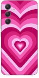 Hearts Silicone Case θήκη για Samsung Galaxy A54 5g pink