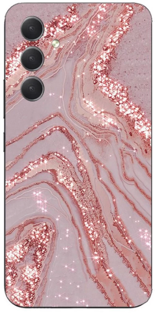 Marble Silicone Case θήκη για Samsung Galaxy A54 5g pink