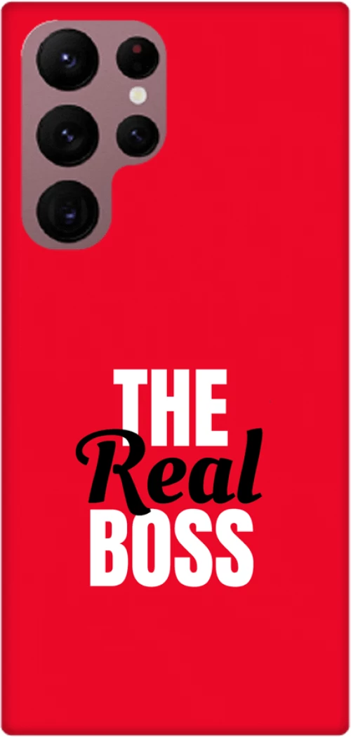 The Real Boss Silicone case θήκη για Galaxy S23 Ultra