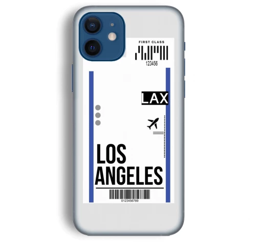 Travel To Los Angeles Silicone Διαφανη Θήκη για Iphone 11