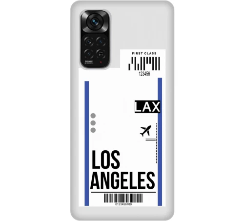 Travel To Los Angeles Silicone Διαφανη Θήκη για Xiaomi Redmi Note 12 Pro 4G