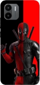 wade wilson Silicone case for Xiaomi Redmi A2 red black