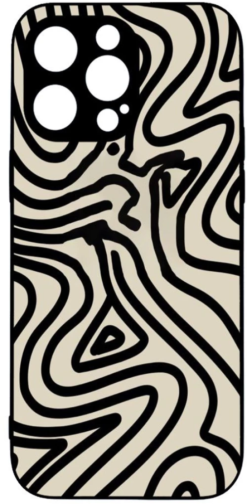 ABSTRACT ZEBRA Premium Protective Hard Case black Θήκη για Iphone 13 pro